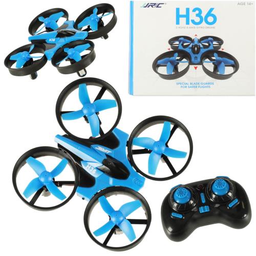 Diaľkovo Ovládaný Mini Dron - Mini Dron JJRC H36 RC, Diaľkovo Ovládaný, 2,4 GHz, 4CH, 6 Osí, Modrý