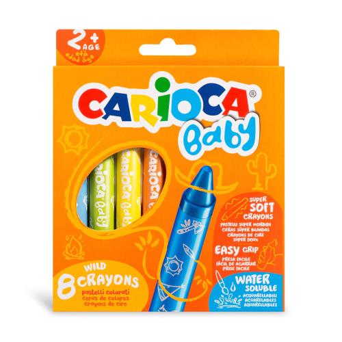 Voskovky BABY Wild extra hrubé 8 ks-CARIOCA