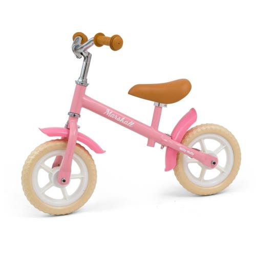 Detské odrážadlo bicykel Milly Mally Marshall Pink , 20C42604