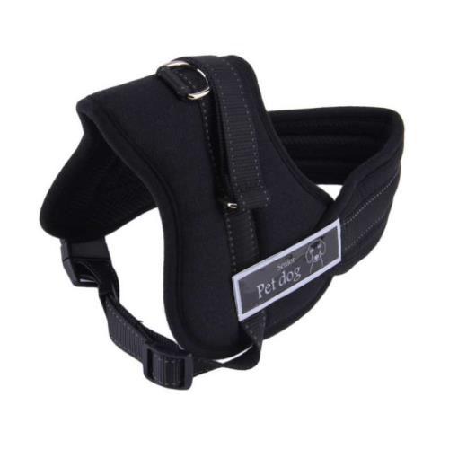 Postroj pre psa PET DOG L 70-90cm čierny