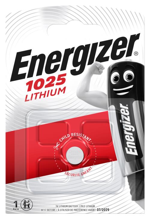 Energizer CR1025 1ks lítiová gombíková batéria EN-E300163500