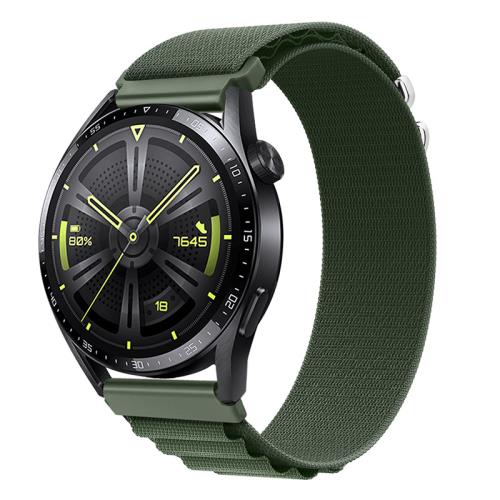 BStrap Nylon Loop remienok na Xiaomi Amazfit Stratos 2/2S/3, green