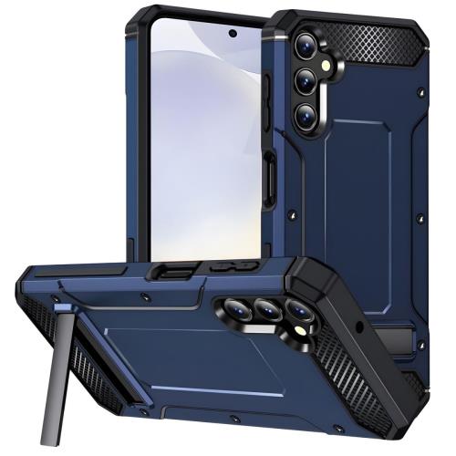Puzdro Hybrid Armor Kickstand pre Samsung Galaxy S24 Plus - Tmavo Modrá H31041