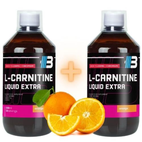 L-Carnitin liquid EXTRA orange 500ml+500ml od BODY NUTRITION