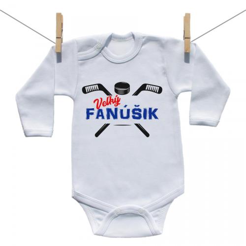 Boodyy Body s dlhým rukávom Veľký fanúšik 74 (6-9 mesiacov)