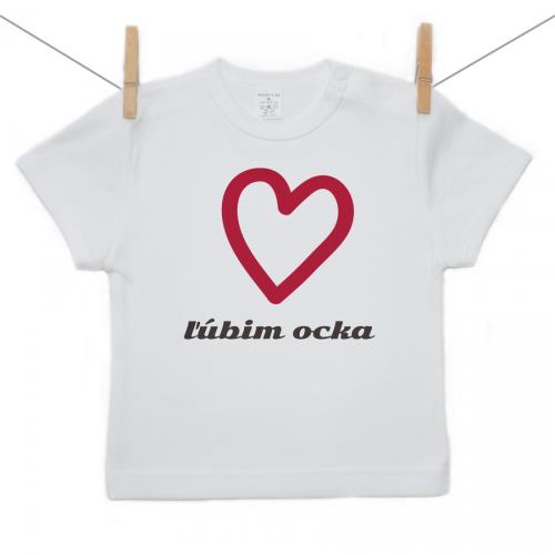 Boodyy Tričko s krátkym rukávom Ľúbim ocka 134 (8-9 rokov) 230-86094