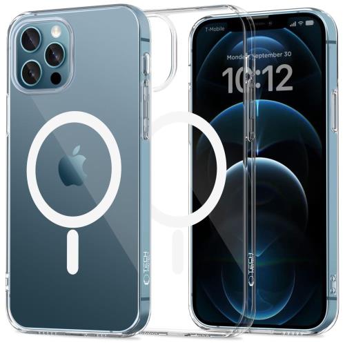 Tech-Protect FlexAir MagSafe kryt na iPhone 12 / 12 Pro, priesvitný