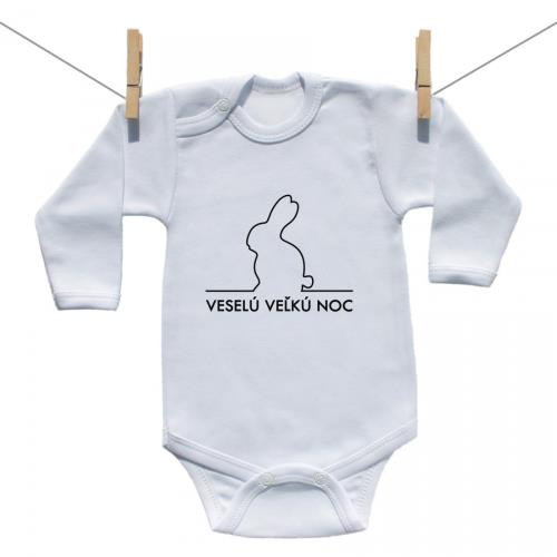 Boodyy Body s dlhým rukávom Veselú Veľkú noc 3 92 (18-24 mesiacov)