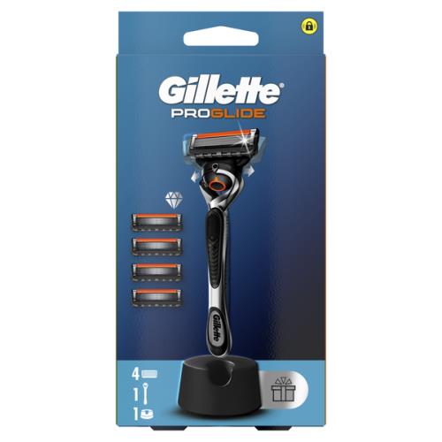 Gillette Proglide holiaci strojček + hlavice 4ks