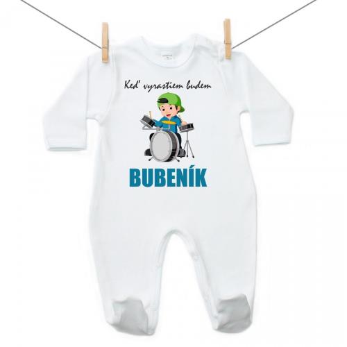 Boodyy Overal Keď vyrastiem budem bubeník 92 (18-24 mesiacov) 4375-73865