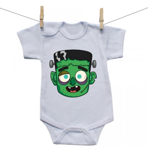 Boodyy Body s krátkym rukávom Halloween maska 62 (2-4 mesiace)