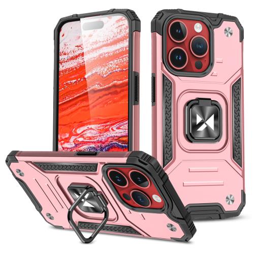MG Ring Armor kryt na iPhone 15 Pro Max, zlatý