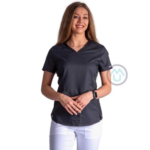 Dámska zdravotnícka blúza Cherokee Revolution ACTIVE STYLING - tmavo šedá S