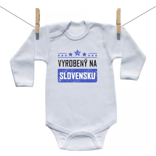Boodyy Body s dlhým rukávom Vyrobený na Slovensku 74 (6-9 mesiacov)