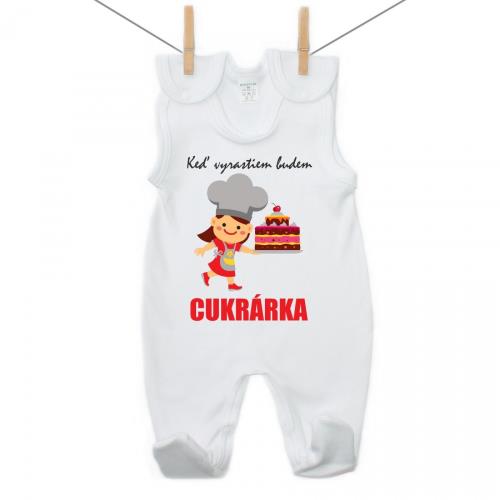 Boodyy Dupačky Keď vyrastiem budem cukrárka 62 (2-4 mesiace)