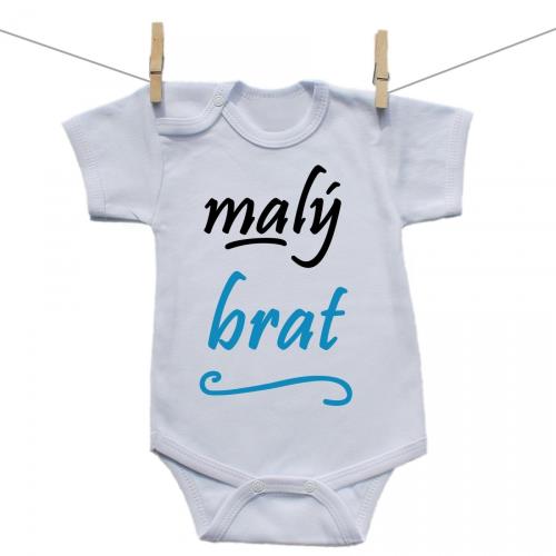 Boodyy Body s krátkym rukávom Malý brat 74 (6-9 mesiacov)