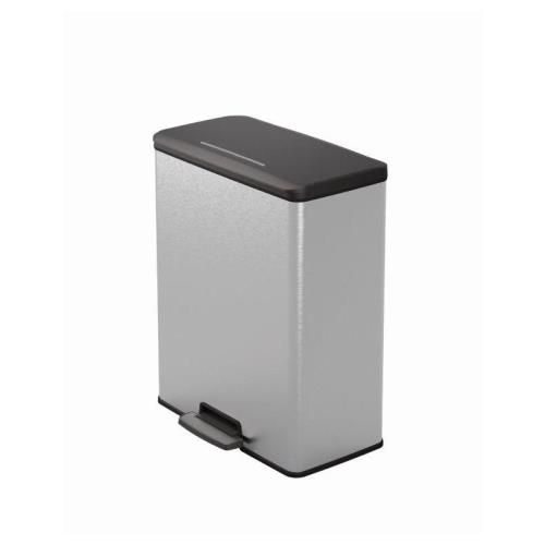 Odpadkový kôš Curver Deco Bin 65 l strieborný