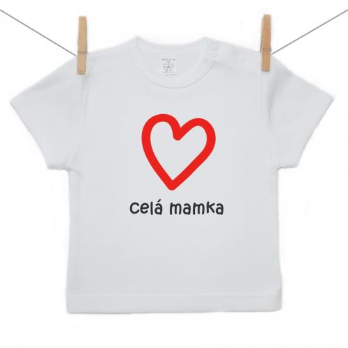 Boodyy Tričko s krátkym rukávom Celá mamka 86 (12-18 mesiacov) 470-21984