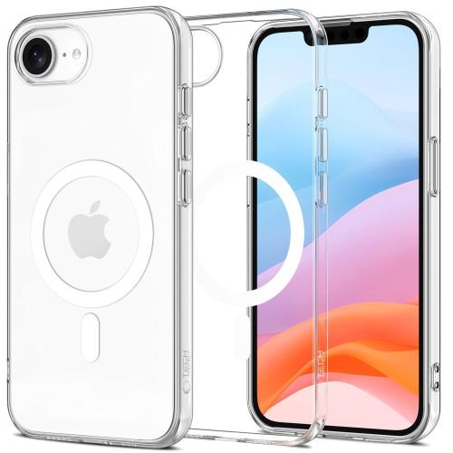 Tech-Protect FlexAir MagSafe kryt na iPhone 16e, priesvitný