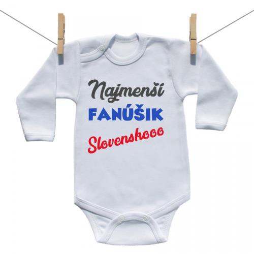 Boodyy Body s dlhým rukávom Najmenší fanúšik 80 (9-12 mesiacov)