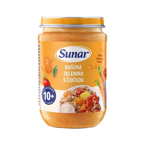 Sunar dusená zelenina so šošovicou