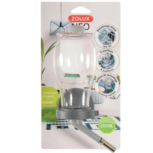 ZOLUX Napájačka pre hlodavce s vrchným plnením sivá 250ml