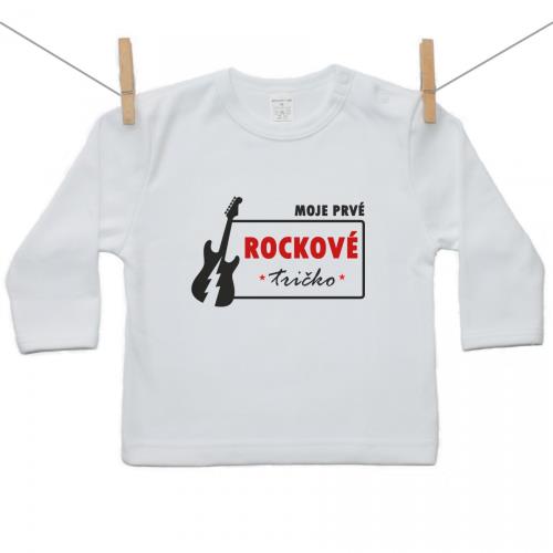 Boodyy Tričko s dlhým rukávom Moje prvé rockové tričko 134 (8-9 rokov) 841-85131