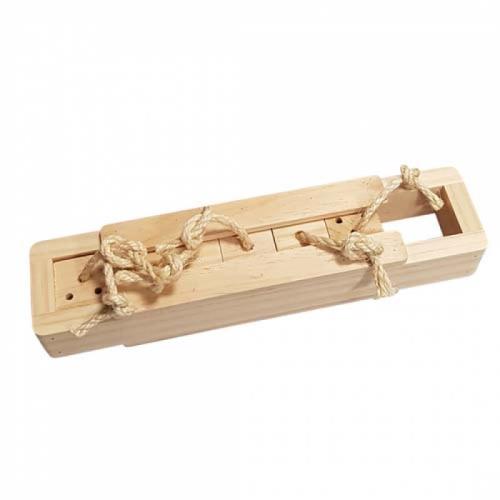 DUVO+ Drevené puzzle na pochúťky AMY 37x8,5x6,5cm