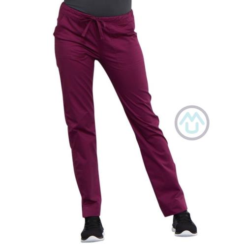Zdravotnícke nohavice Cherokee Core Stretch BEST - vínové XXS