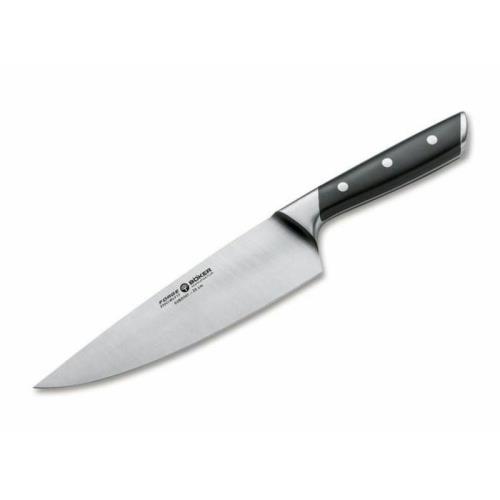 Böker Manufaktur 03BO501 Forge šéfkuchársky nôž 20 cm, čierna, plast ABS