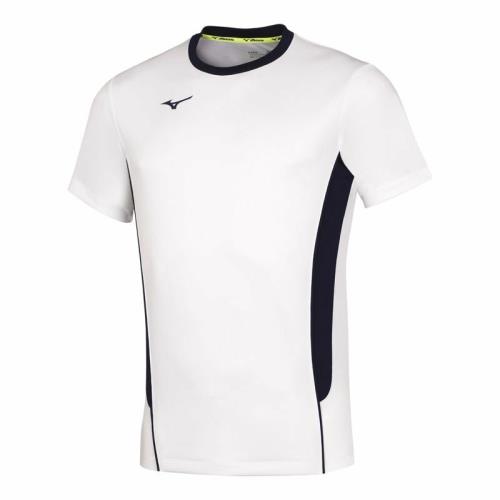 Mizuno Authentic High-Kyu Tee Pánske športové/volejbalové tričko, biele, veľ. XXL 7498-bialy-xxl