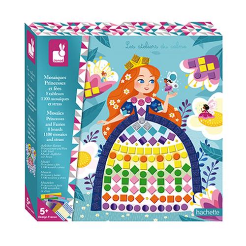 Janod Atelier Maxi Kreatívna sada Mozaika Princezné a víly Maxi 5+