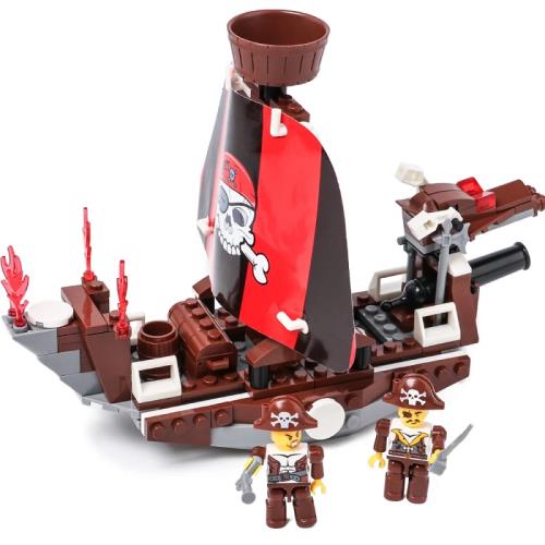 Stavebnica Alleblox Piráti 204 ks