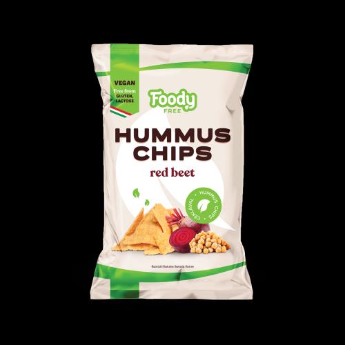 Foddy free Hummus chips s cviklou