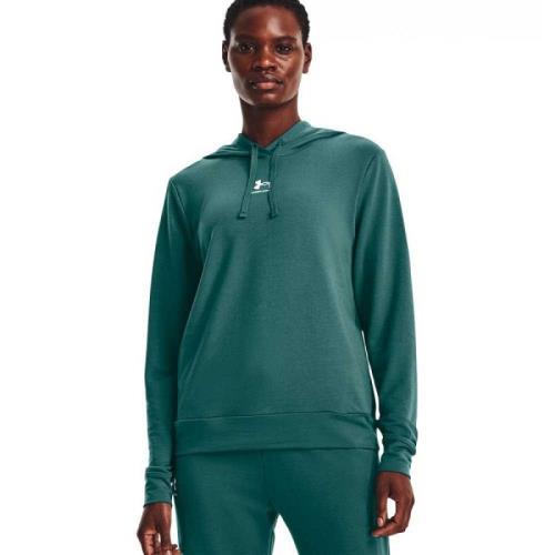 Under Armour Rival Terry Hoodie W Dámska športová mikina s kapucňou, zelená, veľ. L 96497-l