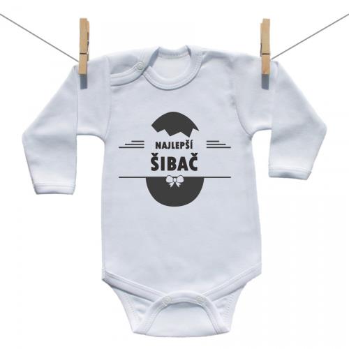 Boodyy Body s dlhým rukávom Najlepší šibač 80 (9-12 mesiacov)