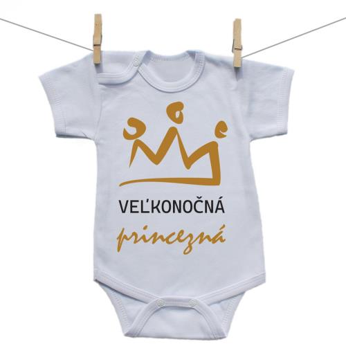 Boodyy Body s krátkym rukávom Veľkonočná princezná 50 (0 mesiacov)
