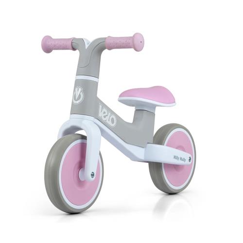 Detský balančný bicykel Milly Mally Velo Pink , 20C55821