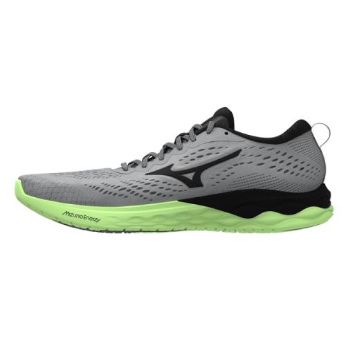 Mizuno Wave Revolt 2 Pánska bežecká obuv, šedá/zelená, veľ. 46 85893-46
