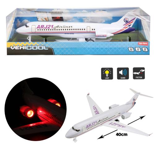 Lietadlo so zvukom a svetlom 43cm-Toi Toys