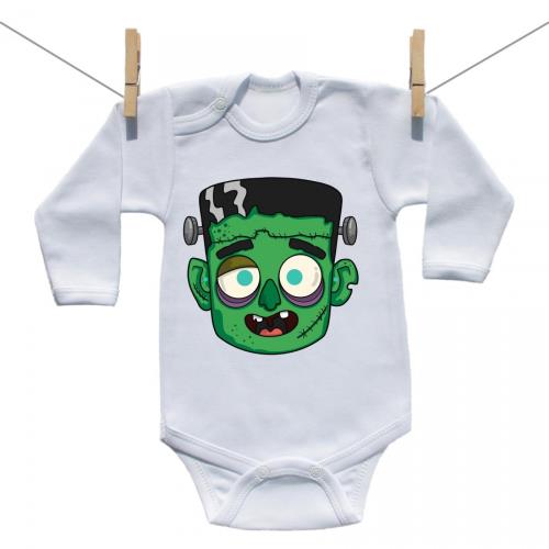 Boodyy Body s dlhým rukávom Halloween maska 86 (12-18 mesiacov)