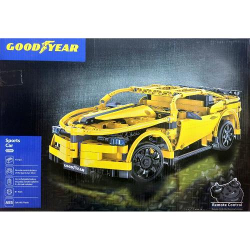 Goodyear špotové auto na diaľkové ovládanie Official Sport Car GYT007 stavebnica 419 dielikov-MOVEO