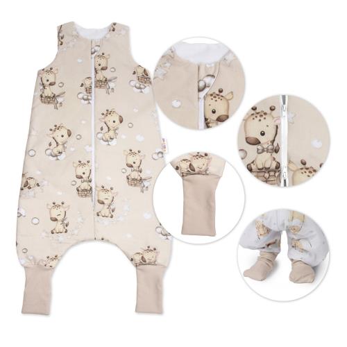 Spací vak so zahrnovacími nohavičkami Baby Giraffe, veľ. S, 68/86