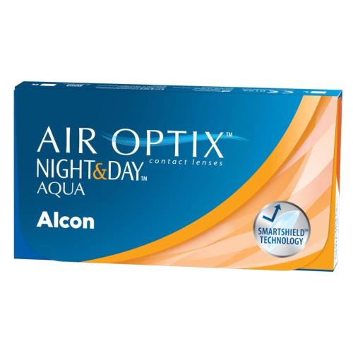 Mesačné Air Optix Night and Day Aqua (6 šošoviek) Dioptrie: -0.5, Zakrivenie: 8.6, ID:199090