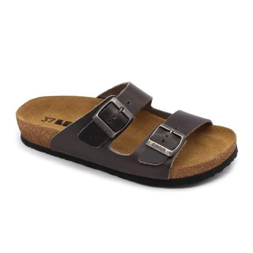Leon 4012 Dámska zdravotná celokožená obuv s prackou 38 - 24,5cm, sivá, 2,0 cm