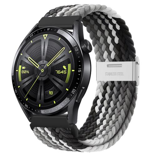 BStrap Elastic Nylon 2 remienok na Garmin Venu 2 Plus, black qiao