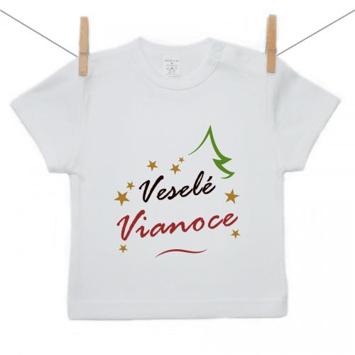 Boodyy Tričko s krátkym rukávom Veselé Vianoce 98 (2-3 roky) 2898-48857