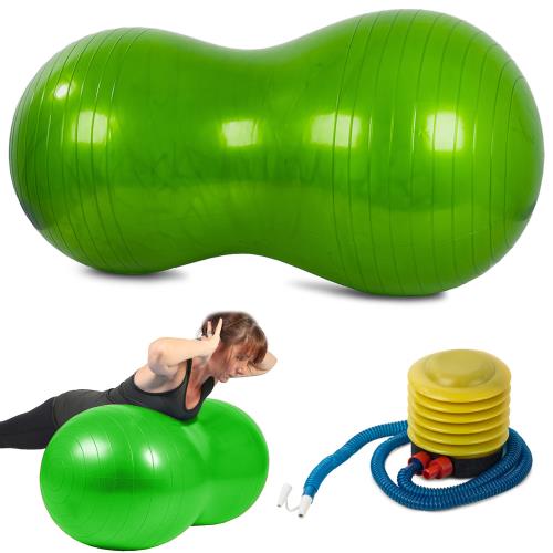 Veľká fitness arašidová gymnastická lopta s pumpou