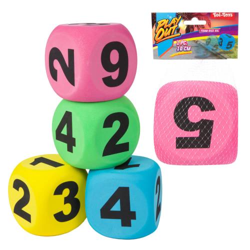 Penové kocky na hranie, 10 cm-Toi Toys