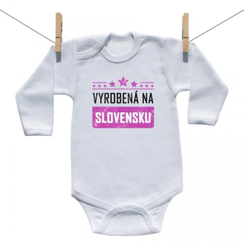 Boodyy Body s dlhým rukávom Vyrobená na Slovensku 98 (2-3 roky)